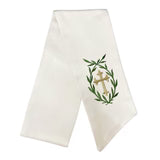 Wreath Sash | Cross - Mint Laurel