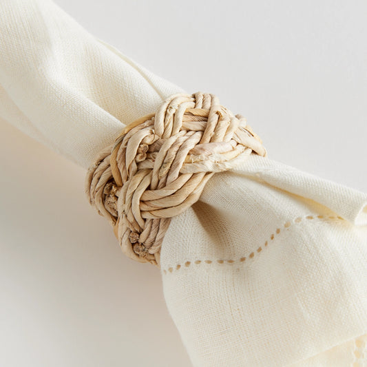 Abaca French Braided Napkin Ring