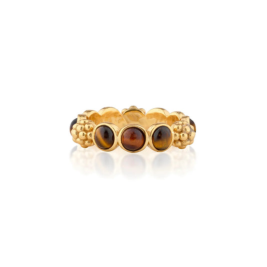 Berry Gem Ring - Tiger's Eye ZYR96/210 - Size 6