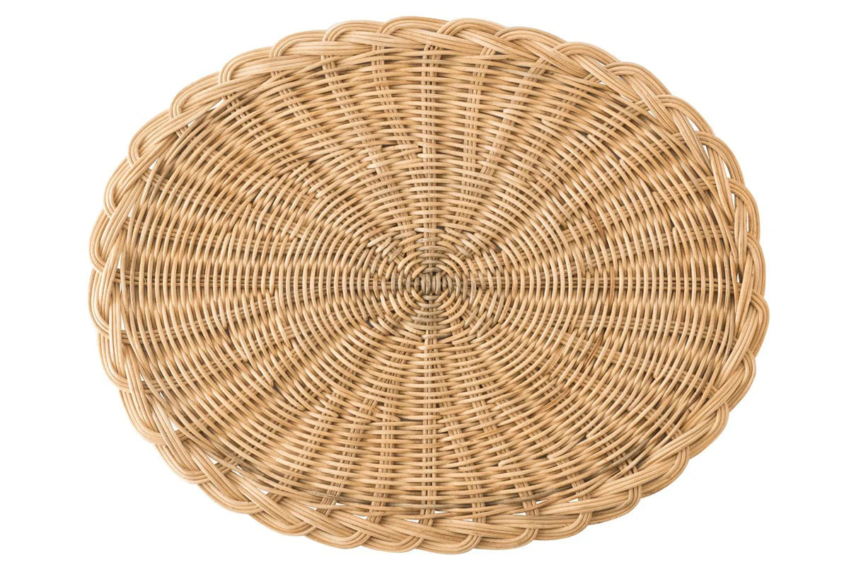 JULISKA - BRAIDED BASKET OVAL NATURAL PLACEMAT