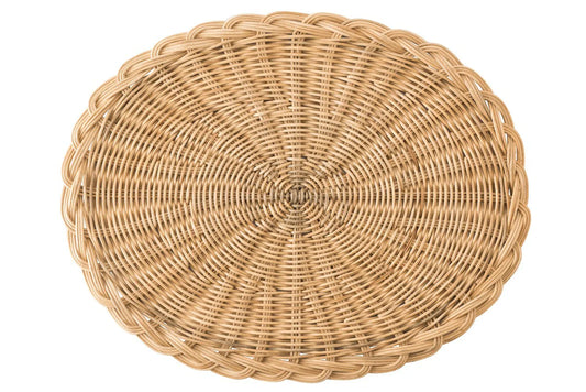 JULISKA - BRAIDED BASKET OVAL NATURAL PLACEMAT