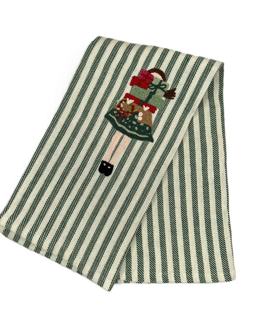 Girl With Presents | Pomelo Kitchen Towel | Col. 50