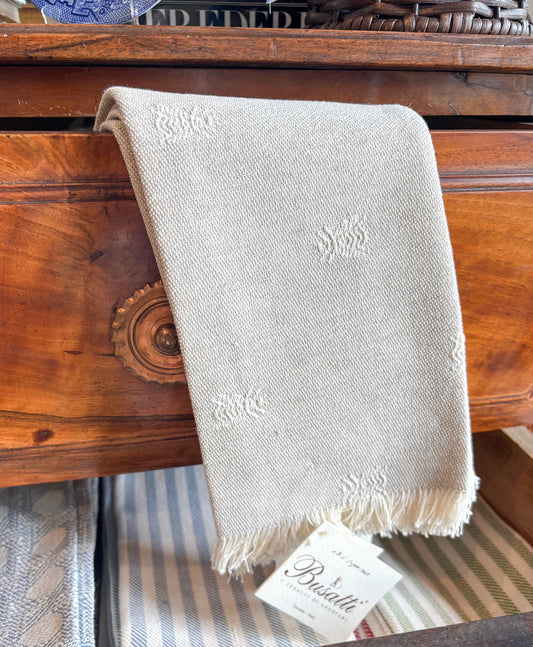 Alveare Taupe Guest Towel | Busatti Col. 37
