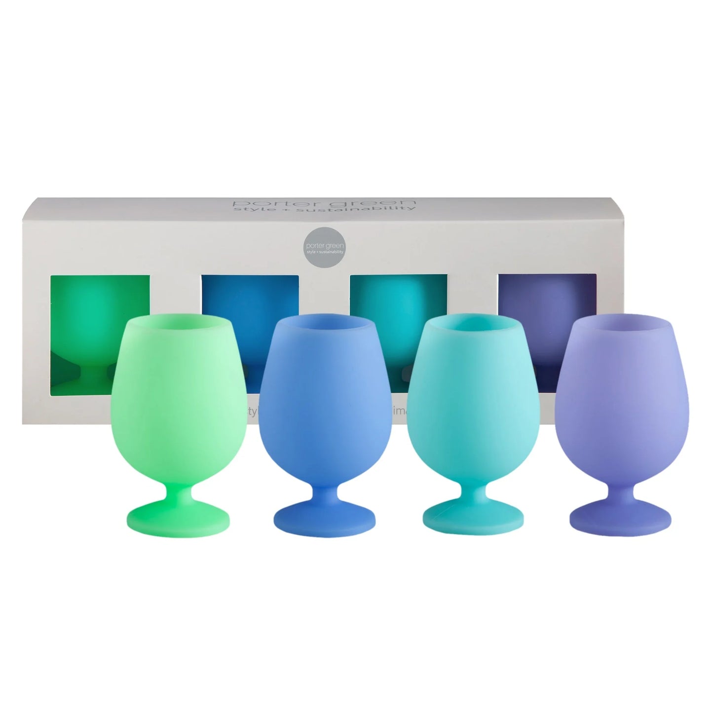 Spring | Stemm | Unbreakable Wine Glasses | Set of 4