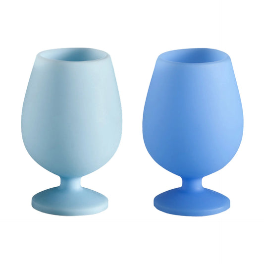 Sky + Kingfisher | Stemm | Unbreakable Wine Glasses Set of 2