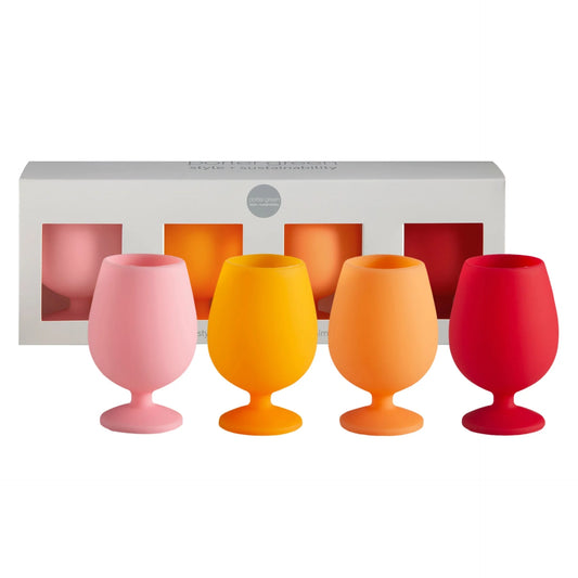 Summer | Stemm | Unbreakable Wine Glasses | Set of 4