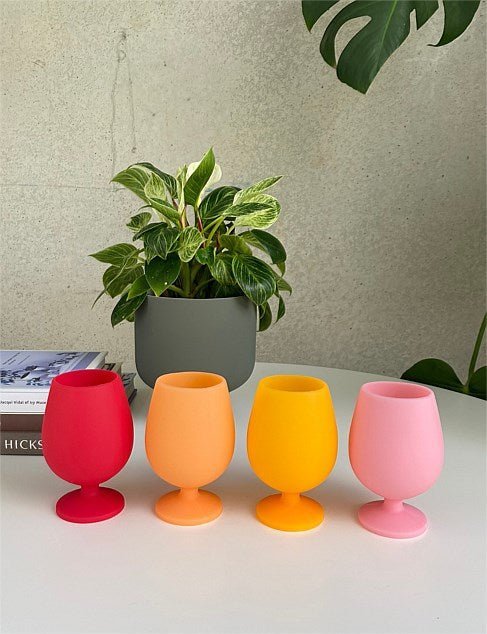Summer | Stemm | Unbreakable Wine Glasses | Set of 4