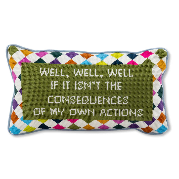 Well Well Well | Needlepoint Pillow